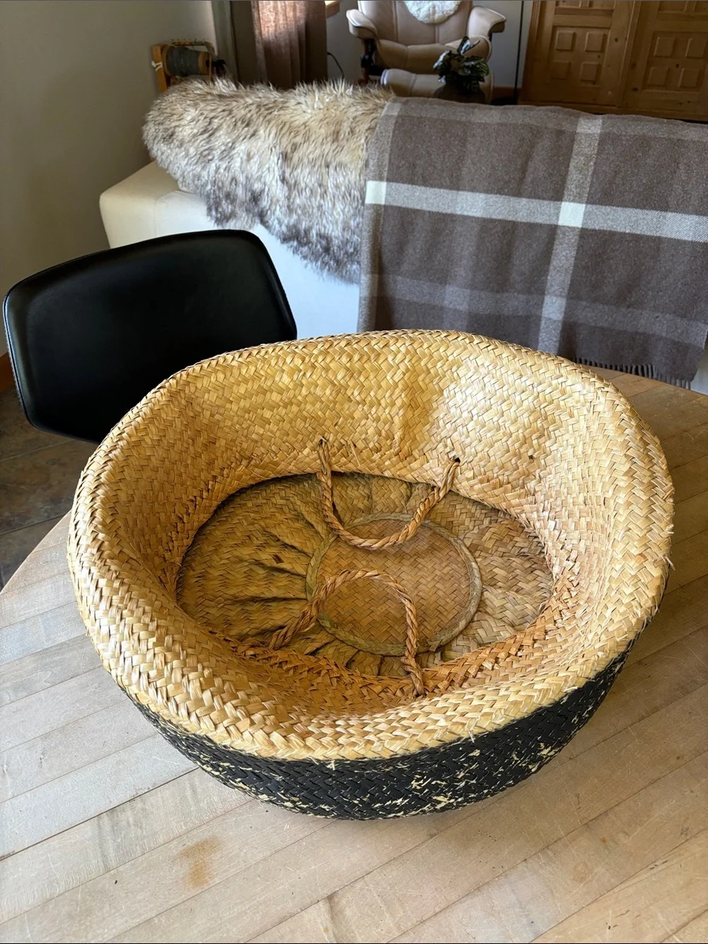 Huge Vintage Market Basket